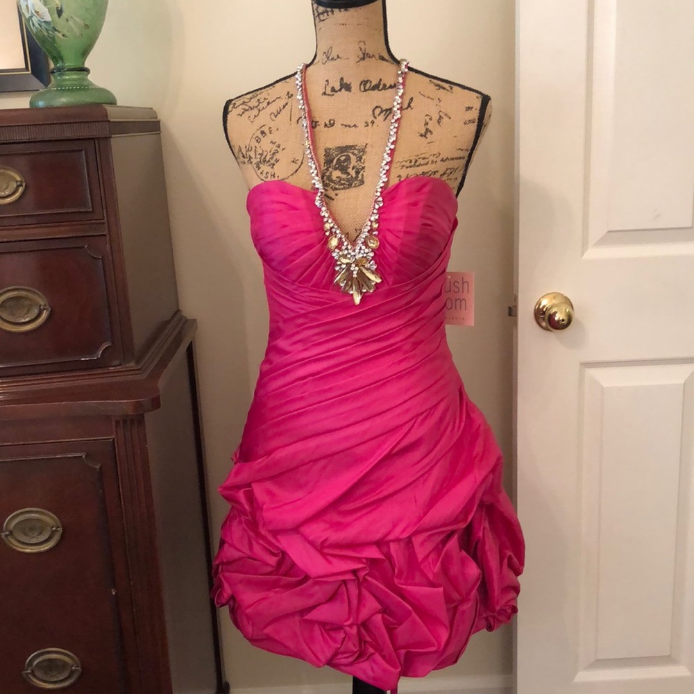 blush prom By Alexia NWT fuchsia prom/pageant 6